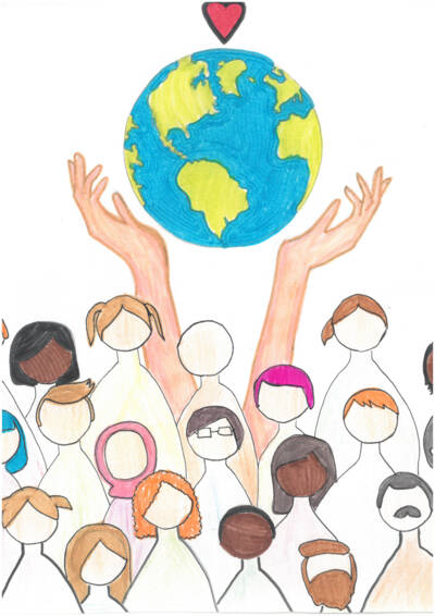 2025 Ausstellung - Europa, Frieden und Gemeinschaft Sara Fiener, 12 Jahre, Mindelheim