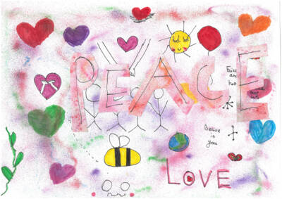 2025 Ausstellung - Europa, Frieden und Gemeinschaft Darcia, 9 Jahre, East Grinstead